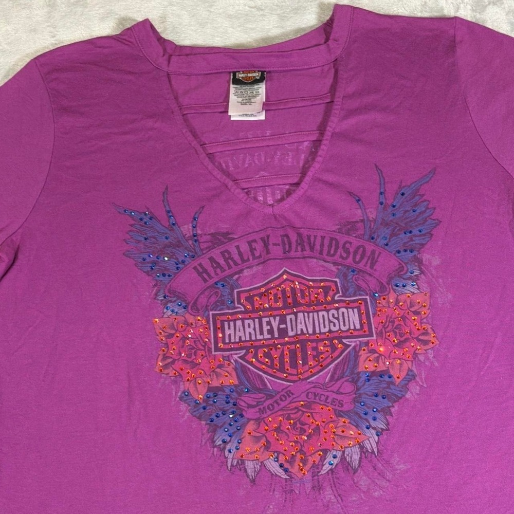Harley-Davidson Las Vegas Graphic Tee | Purple | XL